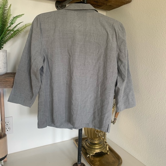 Ann taylor loft 3/4 sleeve blouse - Picture 2 of 4